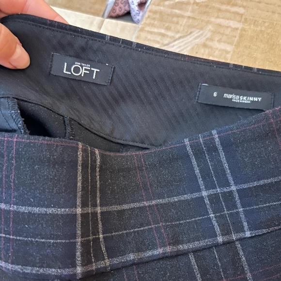 Loft Plaid Marisa Skinny Trousers - Picture 5 of 6